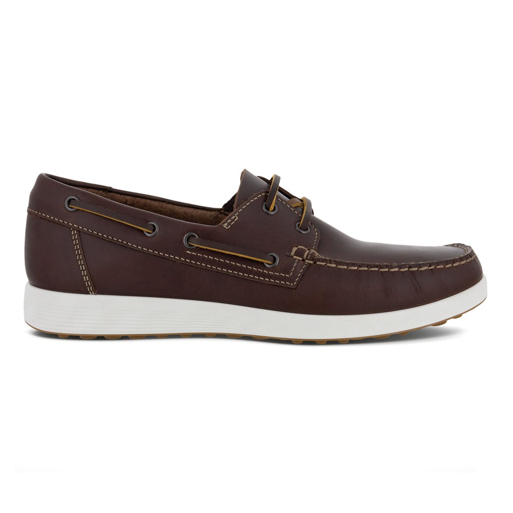 ECCO Mens Moccasins Brown - S Lite Moc - ZLX-341987